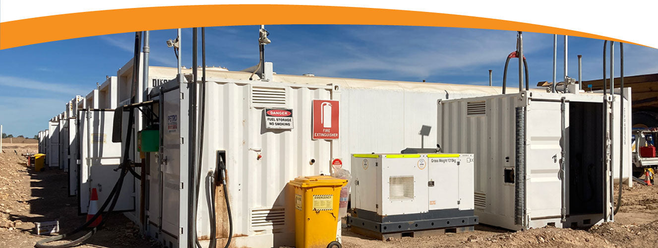 Power generation with on-site diesel supply and storage