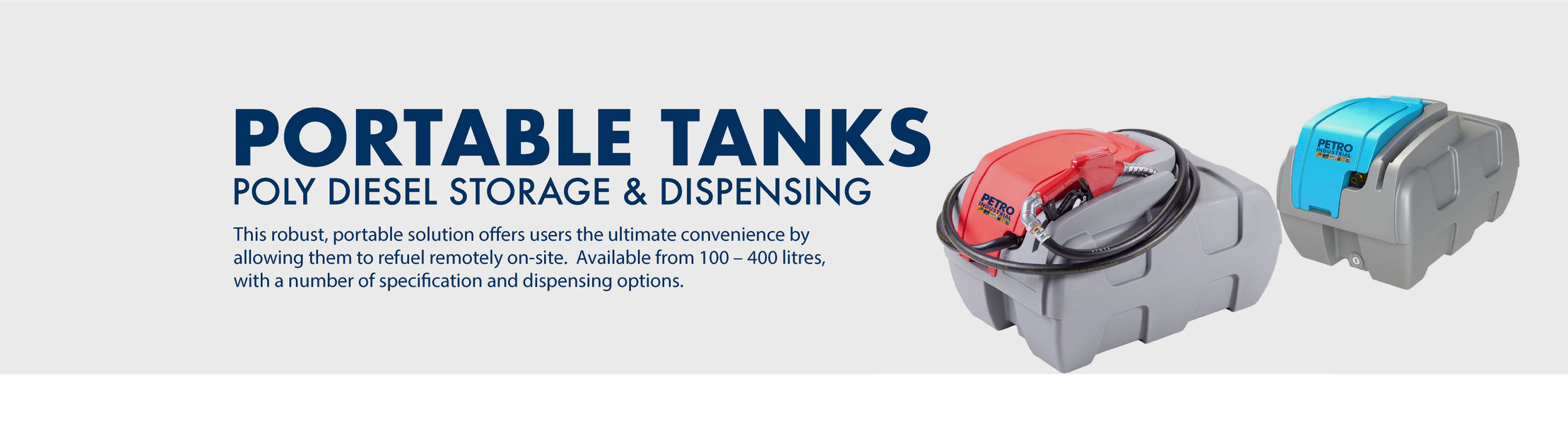 400 Litre Portable Poly Diesel Tank