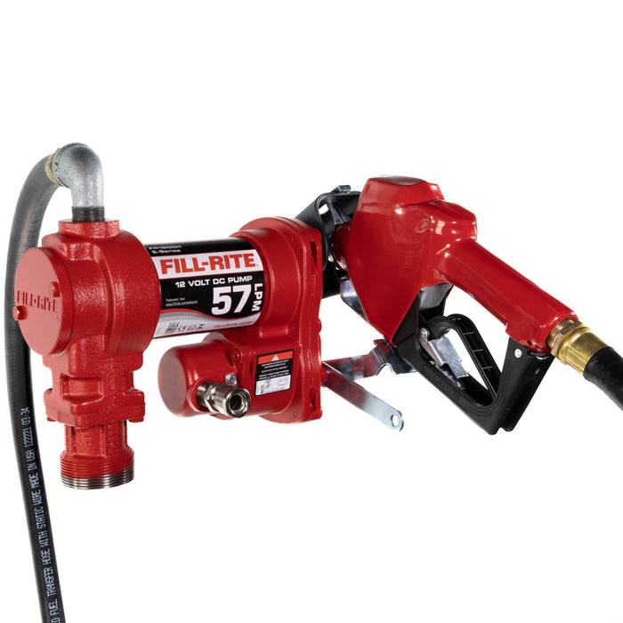 Fill-Rite FR1200 12V DC Pump + Auto Nozzle