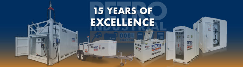 PETRO Industrial is celebrating 15 years of providing the market the hightest quality bulk fuel tank and dispensing sysytems. 